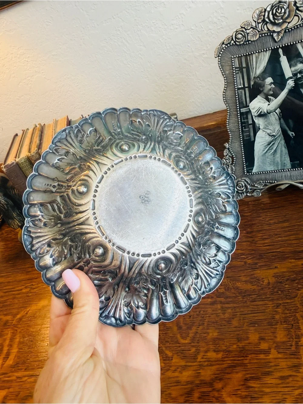 Vintage Towle Acanthus Leaf Bon Bon Dish – EP Silverplate – Model 4005